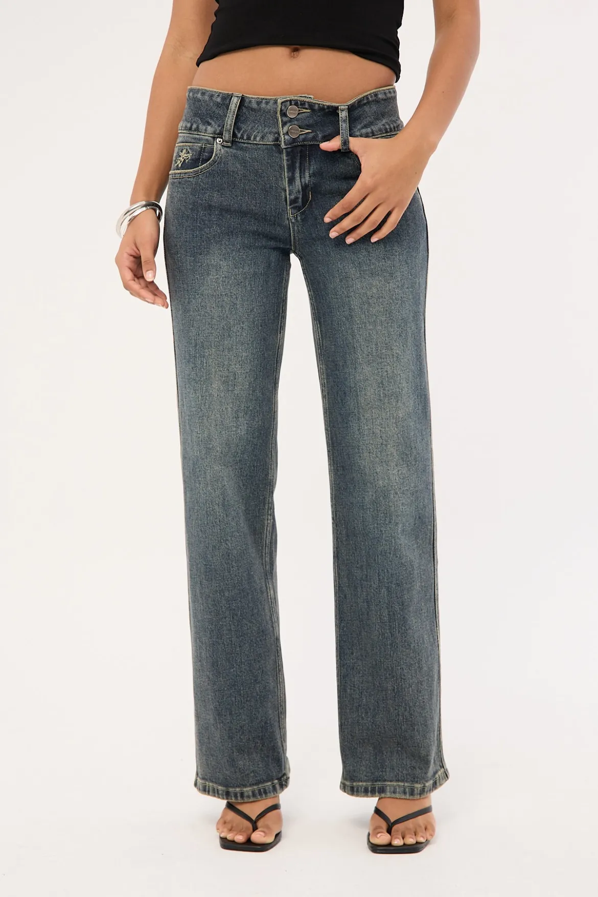 Crux Low Rider Jean Blasted Blue