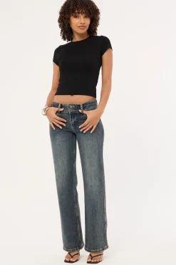 Crux Low Rider Jean Blasted Blue