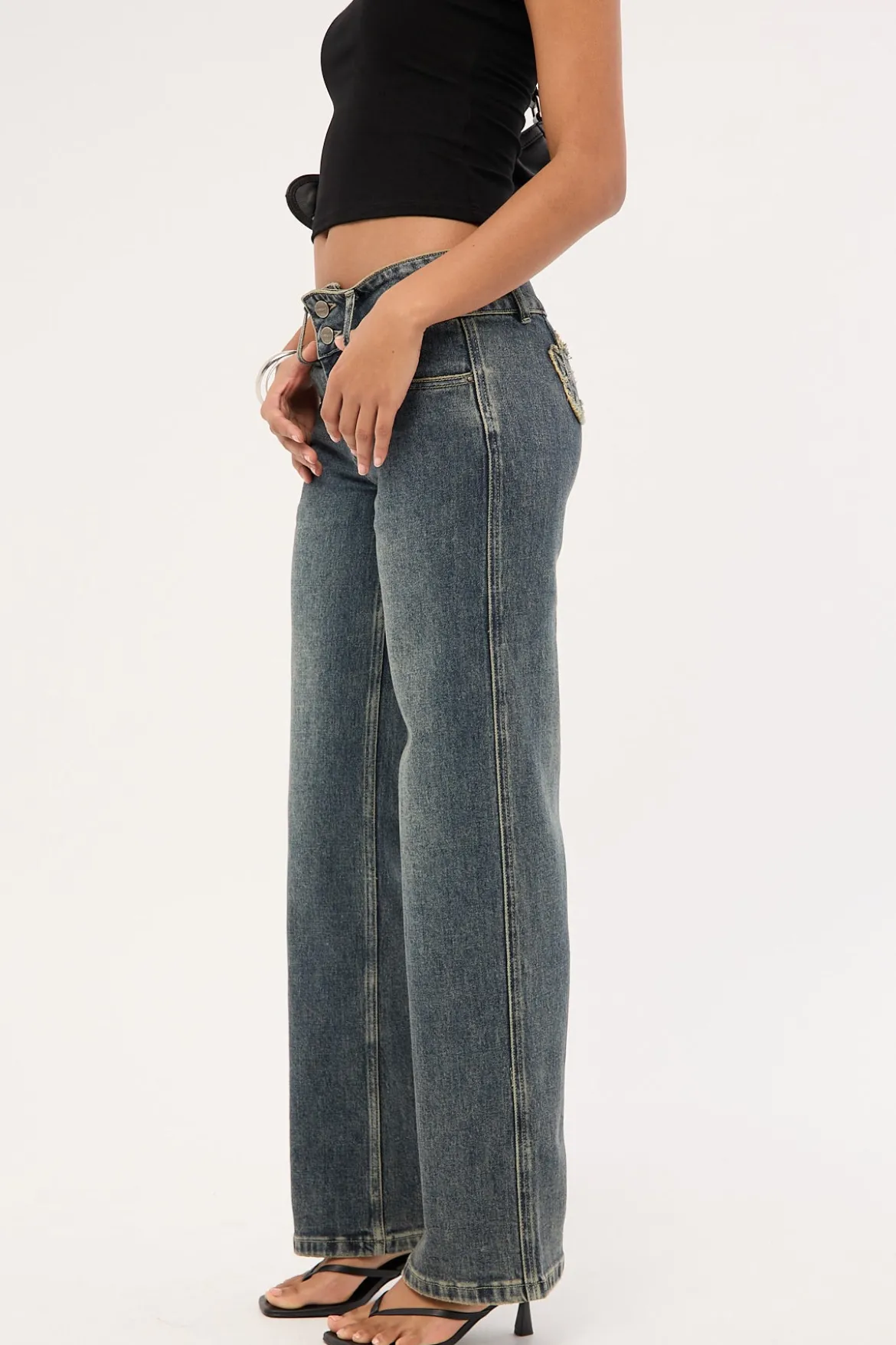 Crux Low Rider Jean Blasted Blue