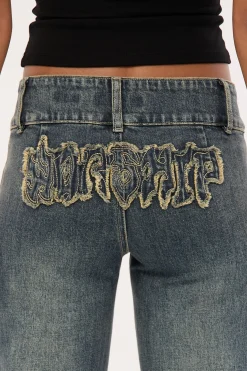 Crux Low Rider Jean Blasted Blue