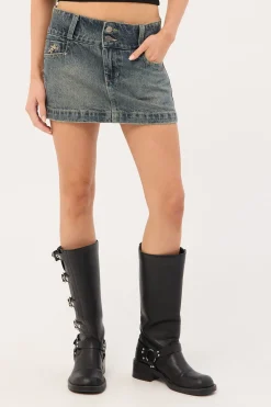 Crux 00's Micro Skirt Blasted Blue