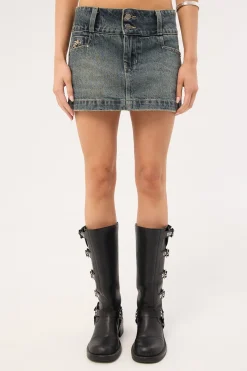 Crux 00's Micro Skirt Blasted Blue