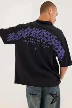 Cusp Oversize Shirt Black Stripe