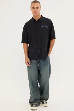 Cusp Oversize Shirt Black Stripe