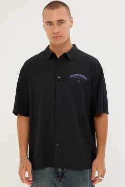 Cusp Oversize Shirt Black Stripe
