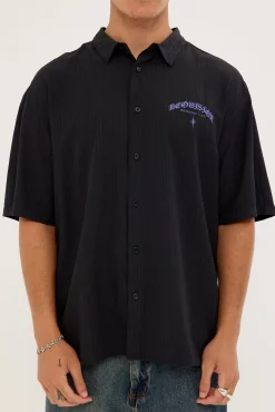 Cusp Oversize Shirt Black Stripe