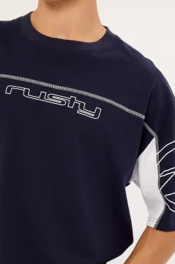 Cyberwave 2.0-? Tee Navy Blue
