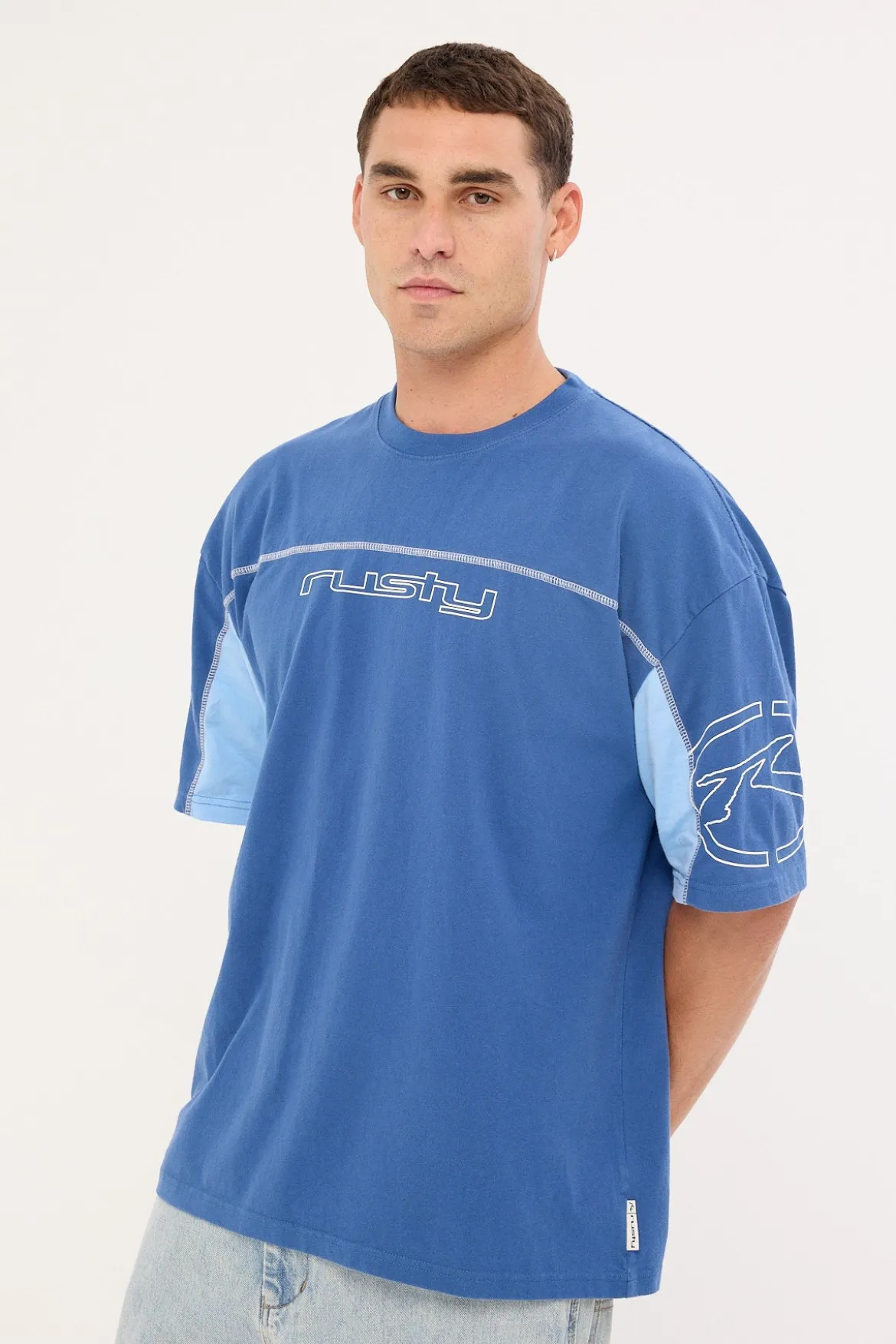 Cyberwave Tee Atlantic Blue