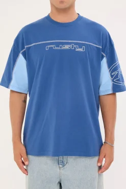 Cyberwave Tee Atlantic Blue