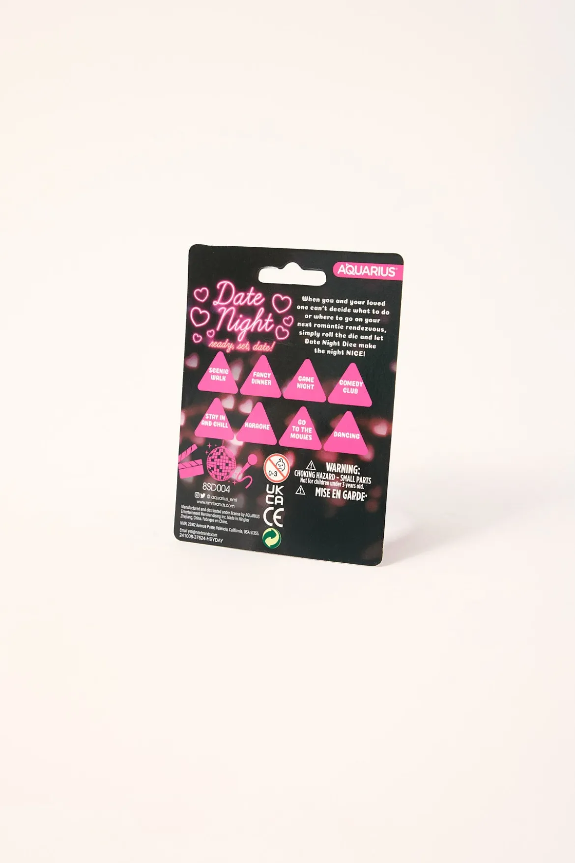 Date Night Dice Black/Pink