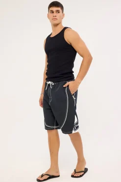 Deathroll Hybrid Waist Boardshort Black