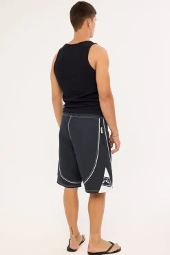 Deathroll Hybrid Waist Boardshort Black