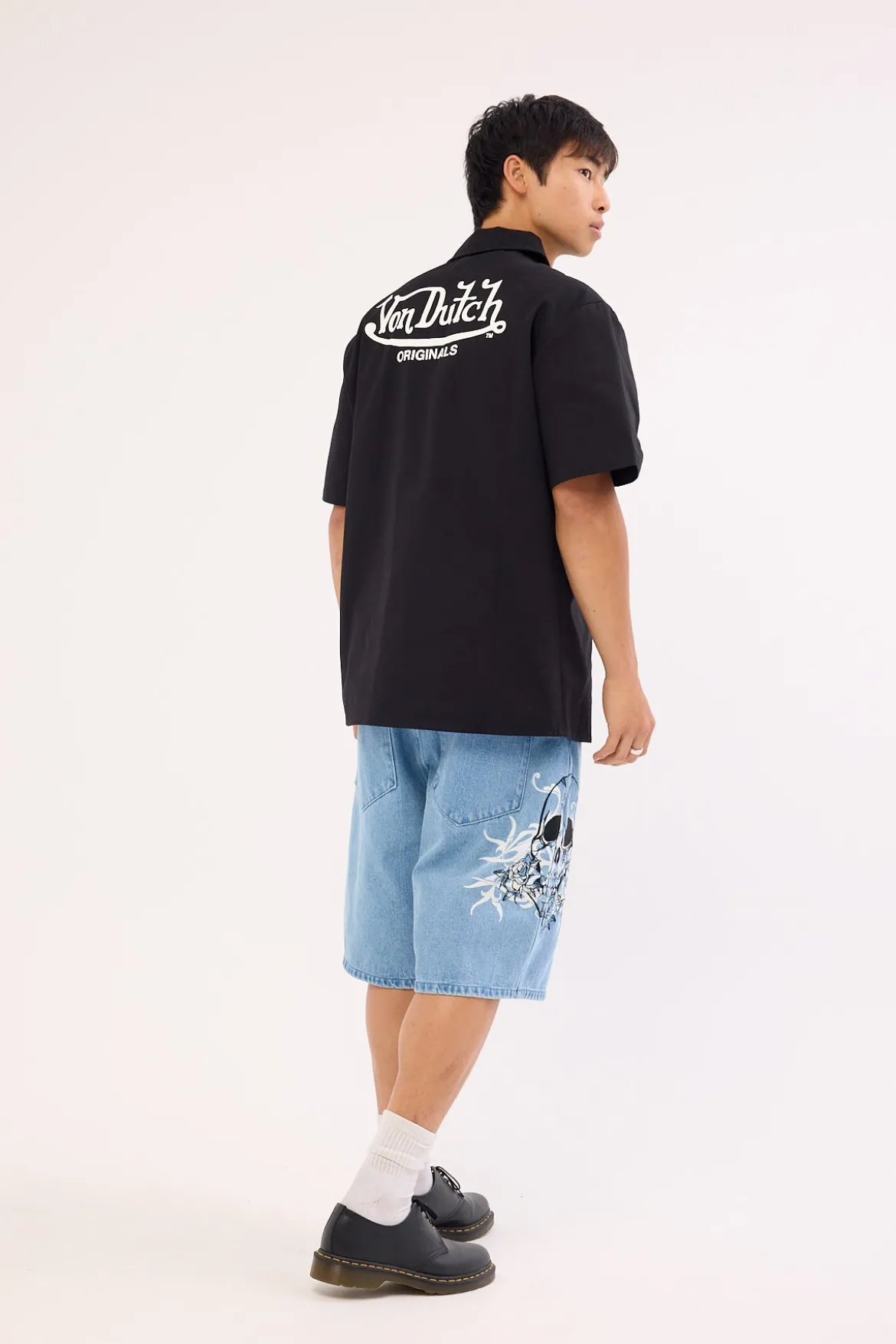Denim Shorts Mid Blue Denim