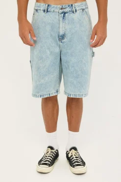 Denim Work Short Bleach Indigo