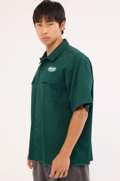 Department Short Sleeve Workshirt Hunter Green