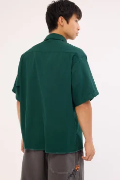 Department Short Sleeve Workshirt Hunter Green