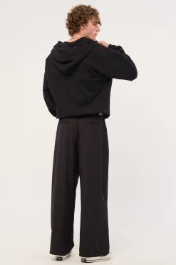 Desolate Tailored Trouser Black Pinstripe