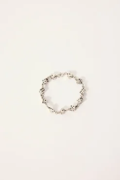 Dice Bracelet Antique Silver