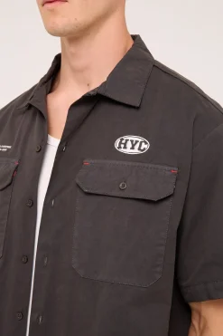 Dig It Short Sleeve Work Shirt Dark Charcoal