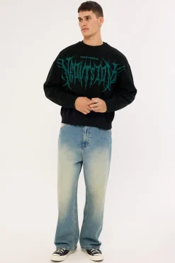 Dire Knit Sweater Black