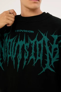 Dire Knit Sweater Black