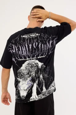 Dire Oversize Super Heavy Tee Black