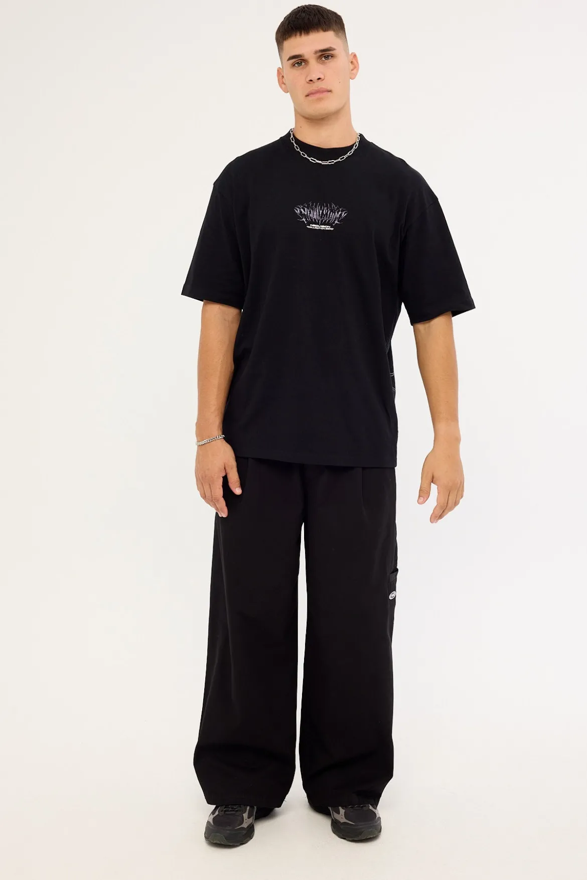 Dire Oversize Super Heavy Tee Black