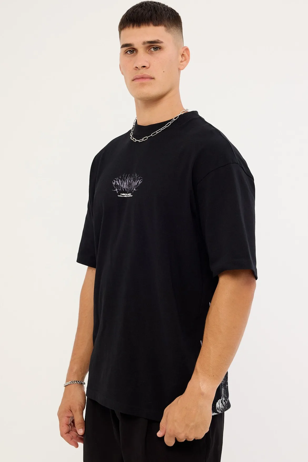 Dire Oversize Super Heavy Tee Black