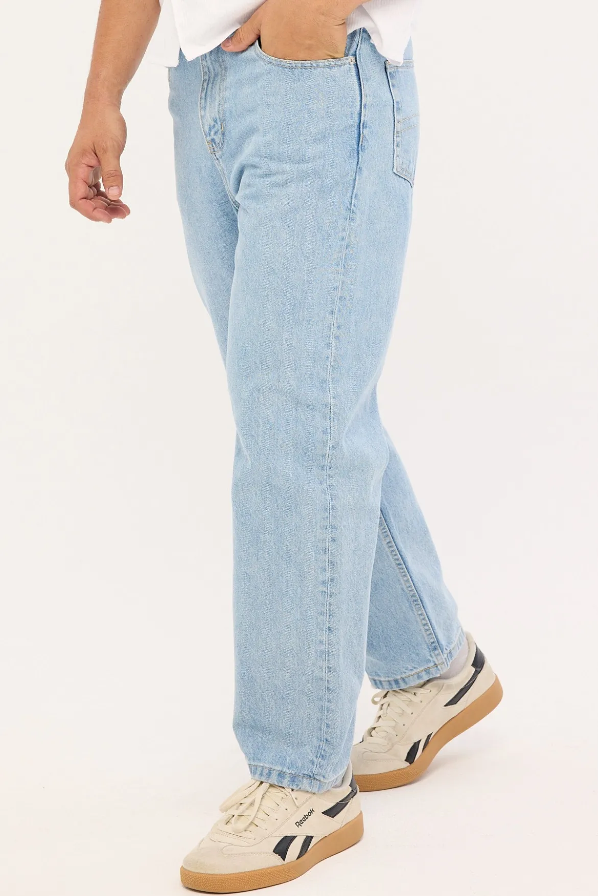 Direct Straight Jean Fog Blue Denim