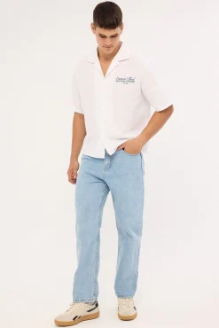 Direct Straight Jean Fog Blue Denim