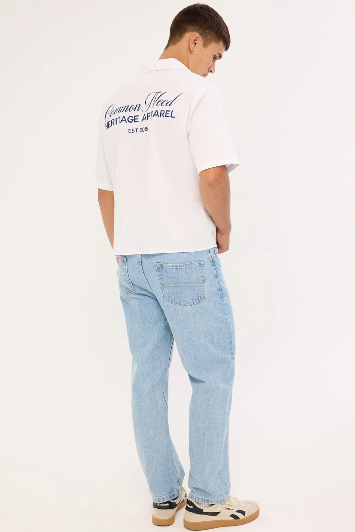 Direct Straight Jean Fog Blue Denim