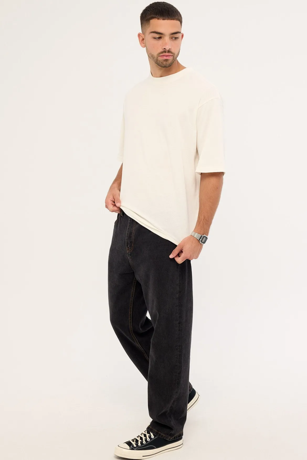 Direct Straight Jean Storm Black
