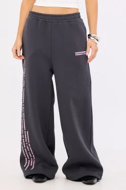 Distopia Straight Leg Trackpant Sunfade Black