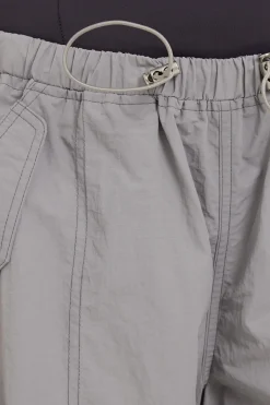 Distorted Dimension Parachute Pant Grey