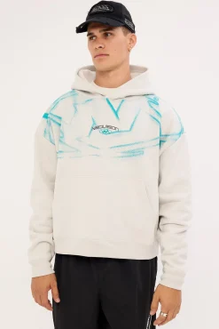 Distortion Urban Hoodie Ice Grey