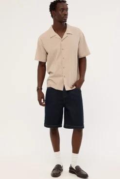 District Boxy Resort Shirt Oat