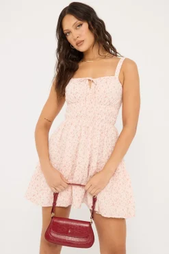 Ditsy Floral Isola Mini Dress Pink Floral