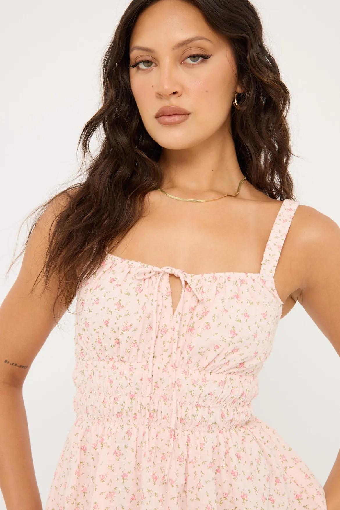 Ditsy Floral Isola Mini Dress Pink Floral