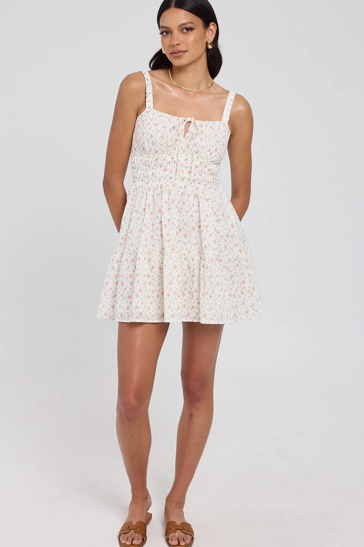 Ditsy Floral Isola Mini Dress Floral Print