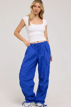 Divided Dimension Parachute Pant Cobalt Blue
