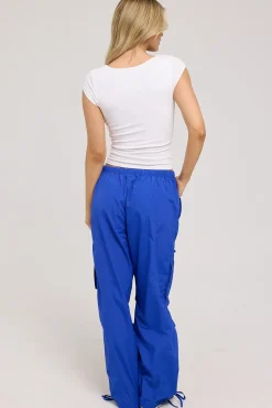 Divided Dimension Parachute Pant Cobalt Blue