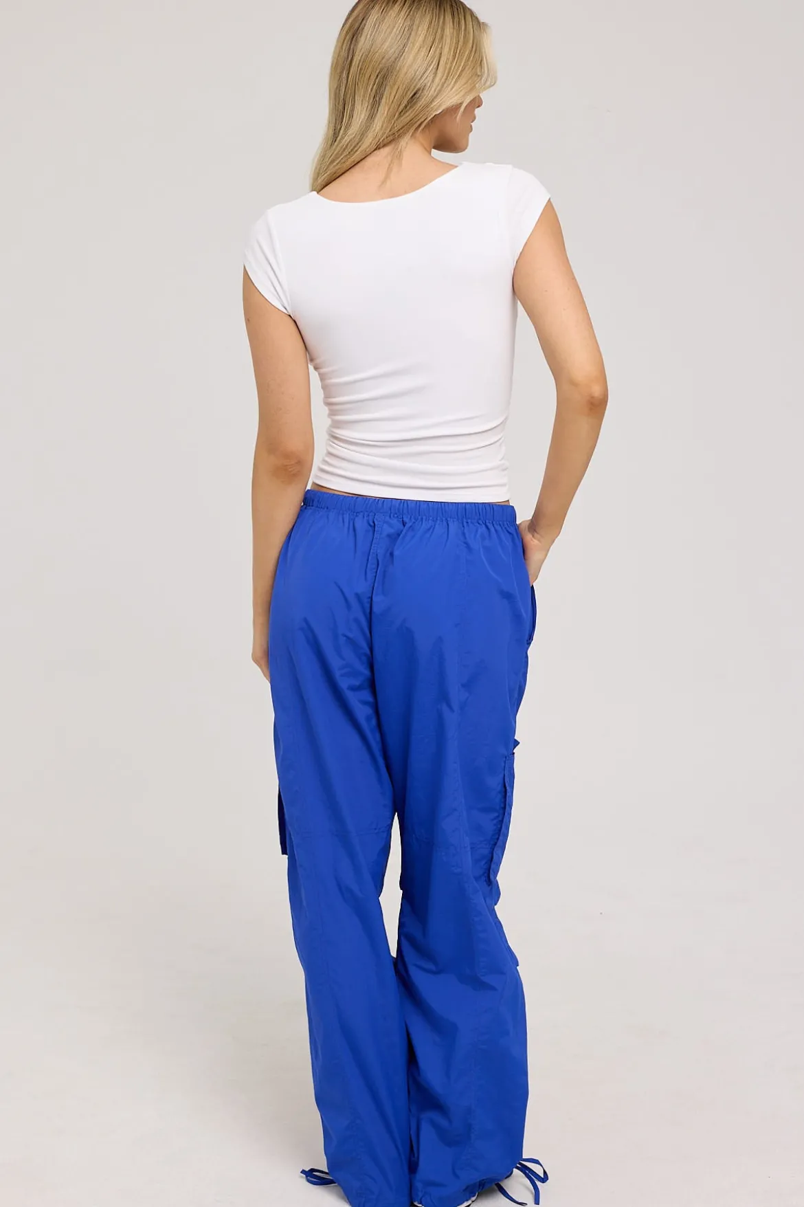 Divided Dimension Parachute Pant Cobalt Blue