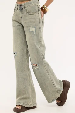 DIY Wendy Low Rise Wide Leg Jean Dirty Dawg