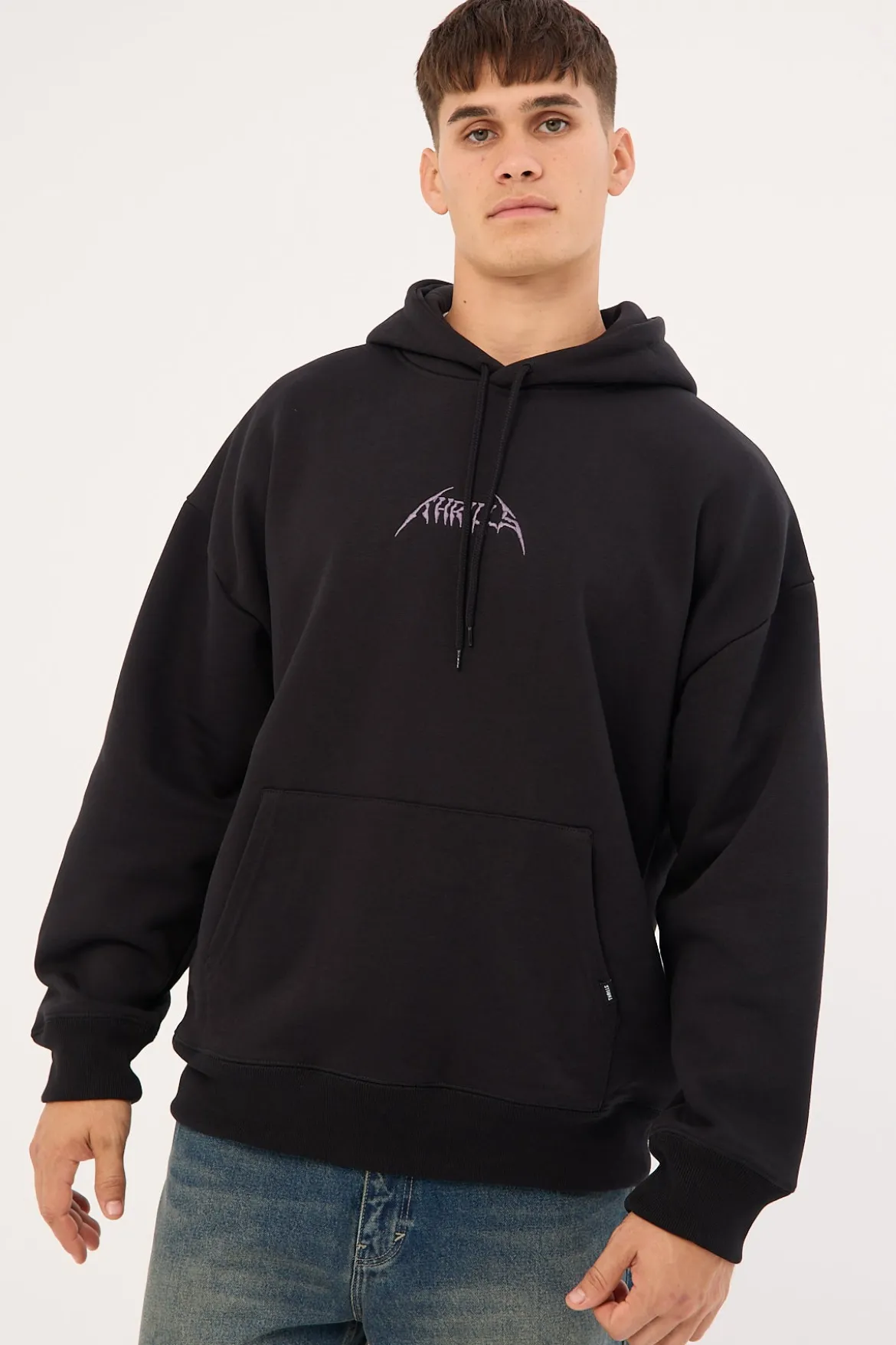 Do Not Limit Your Mind Slouch Pull On Hood Black