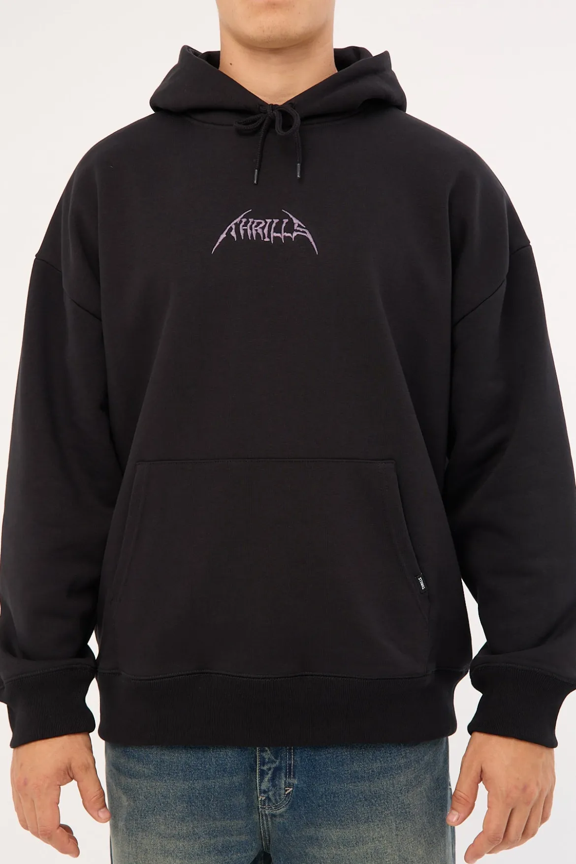 Do Not Limit Your Mind Slouch Pull On Hood Black