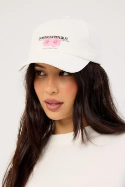 Dominica Republic Cap White