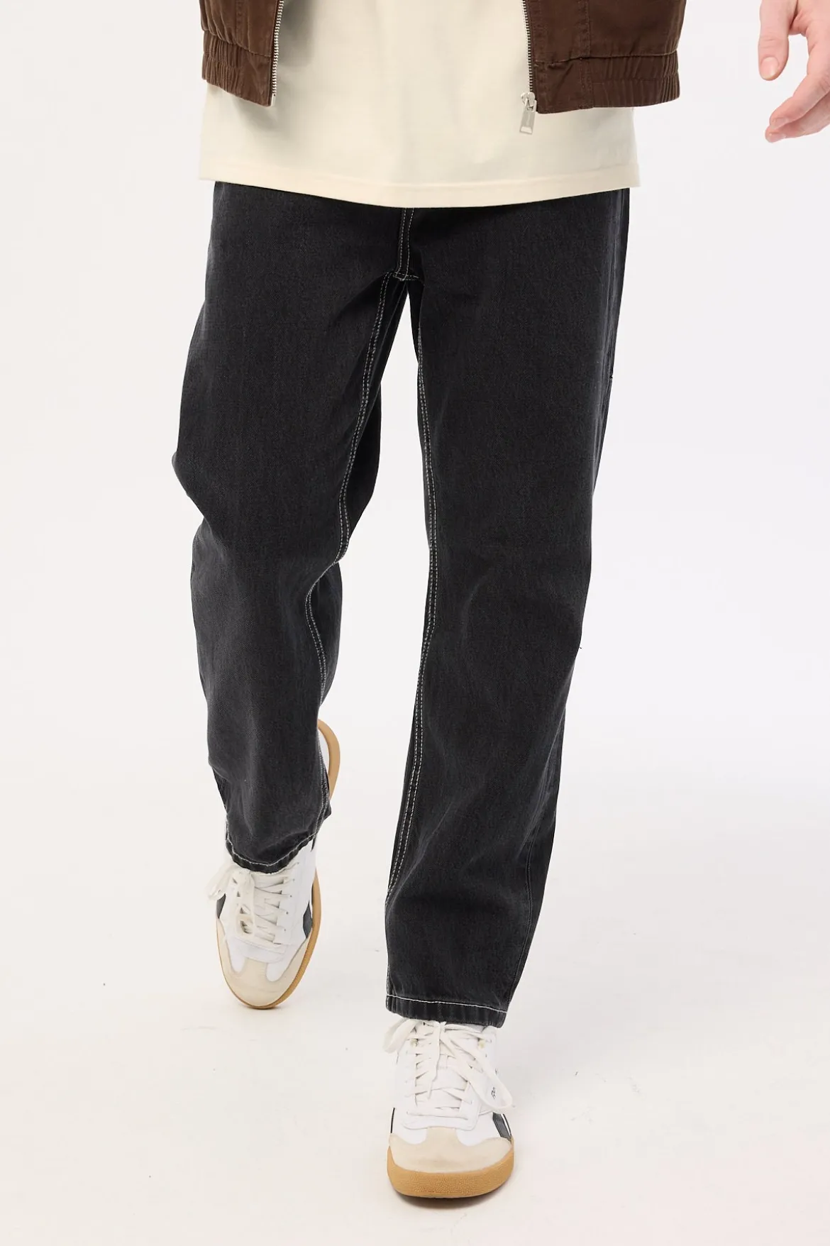 Double Time Slacker Jean Aged Black