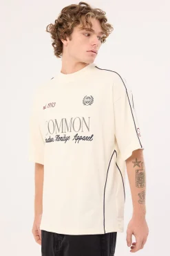 Doubles Heavyweight Easy Tee Ecru