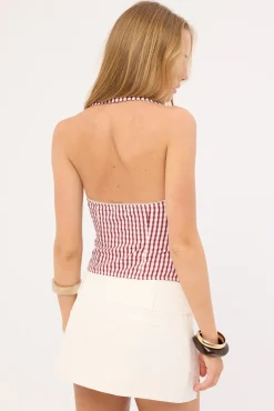 Dove Tailored Split Skort Cream