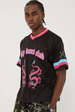 Dragon Jersey Mesh Black